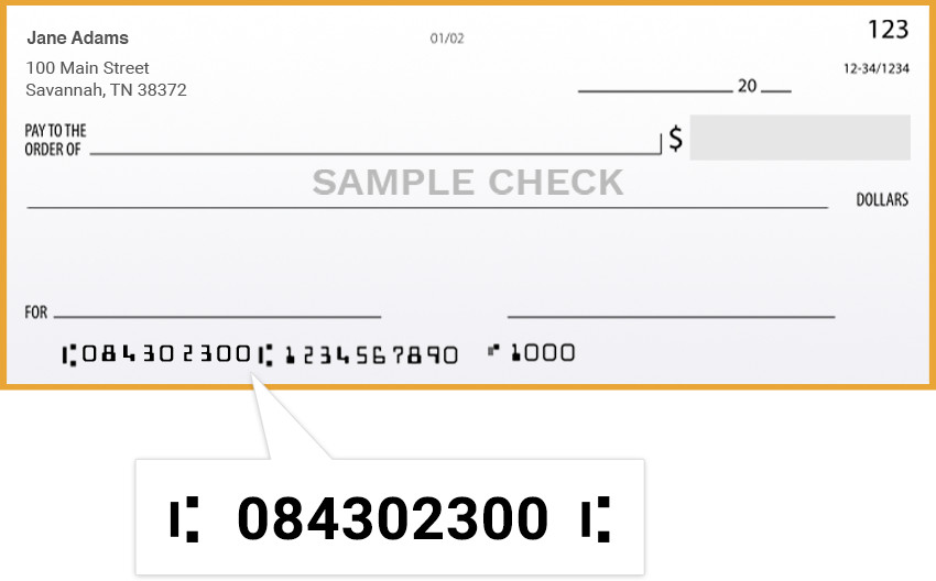 HCB Routing Number: 101905004